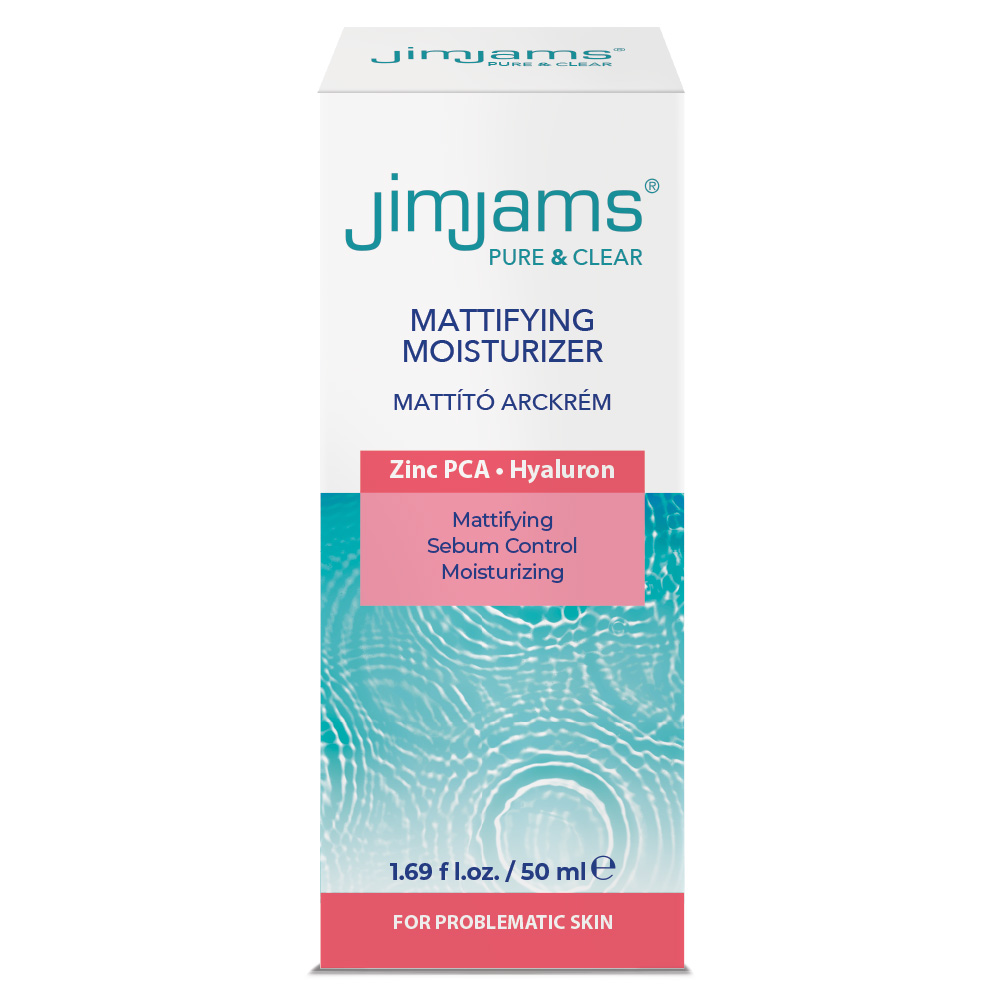 JimJams Pure & Clear Mattító hidratáló arckrém 50 ml