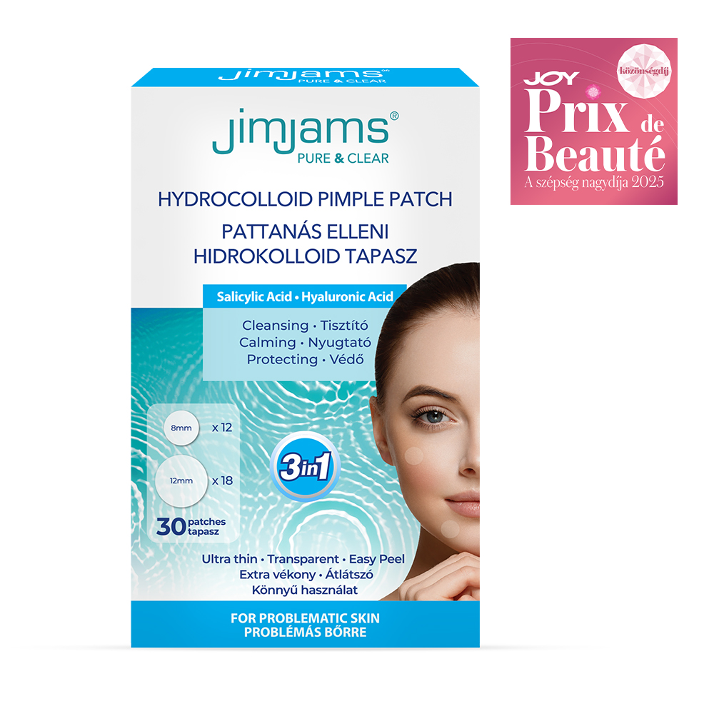 JimJams Pure & Clear Hidrokolloid pattanástapasz BHA + HA 30db
