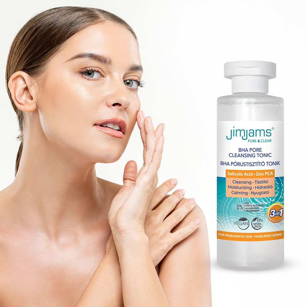 JimJams Pure & Clear BHA Pórustisztító tonik 200ml